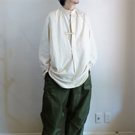 【ARMY TWILL/アーミーツイル】Cotton Slab Smock コットンスラブ スモック　オフホワイト