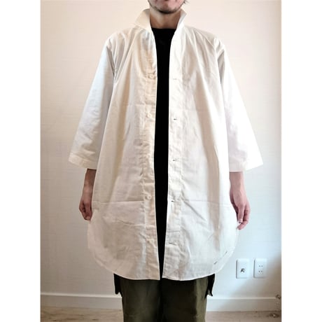 【Swedish Army Hospital Shirts DeadStock White 】スウェーデン軍 ホスピタルシャツ DeadStock ホワイト
