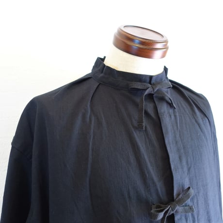 【ARMY TWILL/アーミーツイル】Cotton Slab Smock コットンスラブ スモック　ブラック
