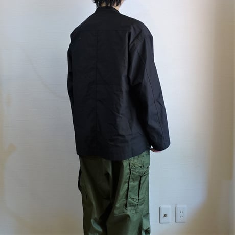 【ARMY TWILL/アーミーツイル】Cotton Polyester Plain Wave Tape Shirt　コットンポリエステル プレーンウィーブ テープシャツ　ブラック