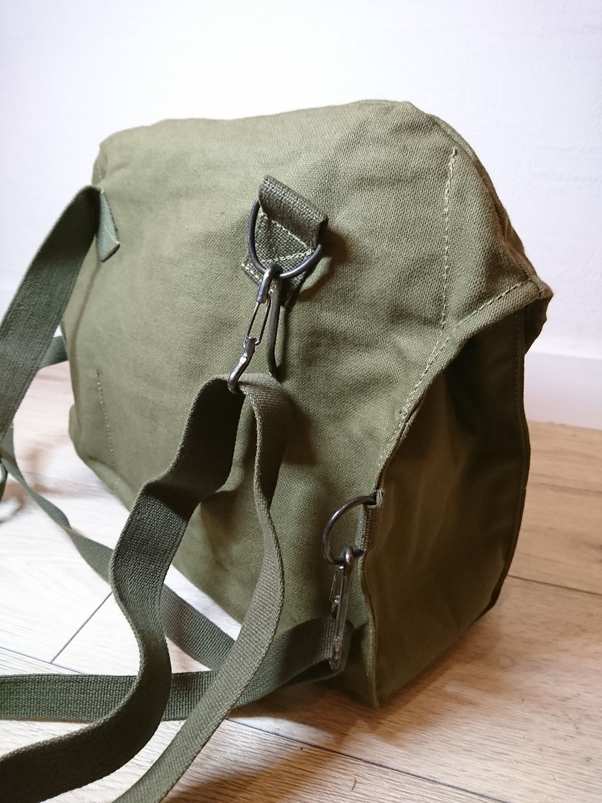 Finland Army Canvas Shoulder Bag DeadStock】フィン