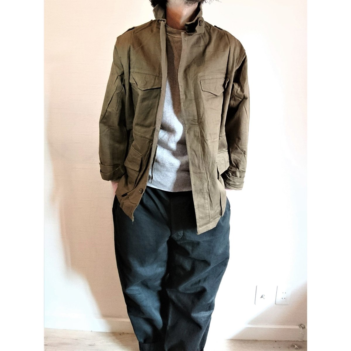 後期モデル【French Army M-47 Field Jacket Late Model DeadStock】フランス軍 M-47 フィールド  ジャケット 後期型 DeadStock