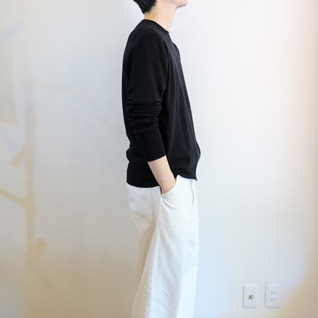 再入荷【gicipi/ジチピ】LUPO ルーポ（クルーネック）　ブラック　グレー