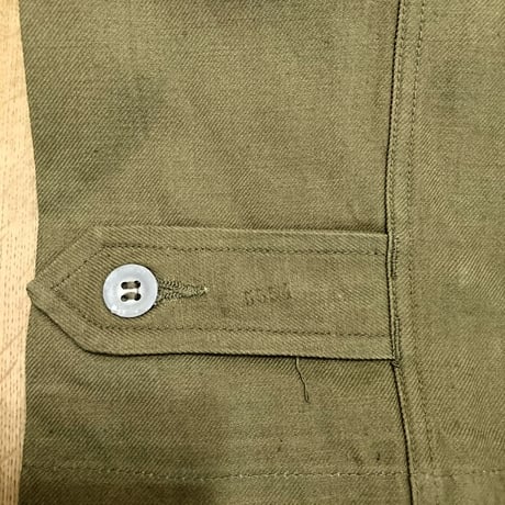 【French Army M-47 Cargo Pants Metal Button DeadStock】フランス軍 M-47 カーゴパンツ 前期メタルボタン DeadStock
