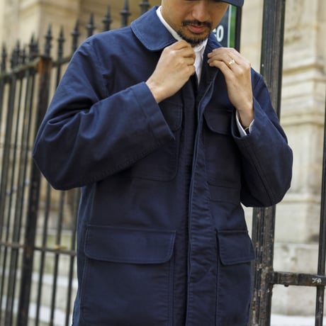 【Le Sans Pareil for JUMPEI SEKI HUNTING JACKET】　ネイビー
