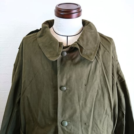 【French Army M-35 MotorCycle Coat  Deadstock】フランス軍  M-35 モーターサイクルコート  DeadStock