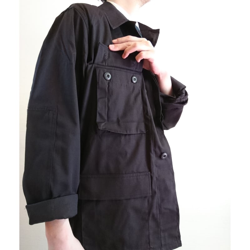 US.Army BDU Jacket BLACK357 DeadStock】アメリカ軍 BD