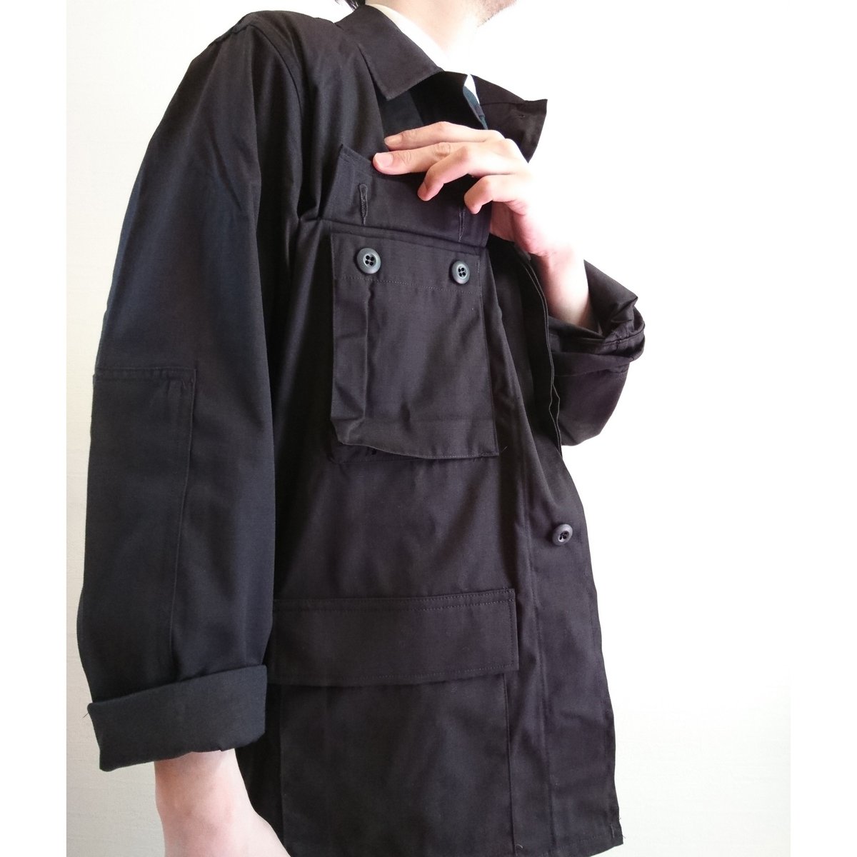 US.Army BDU Jacket BLACK357 DeadStock】アメリカ軍 BD US.Army BDU Jacket BLACK357 DeadStock】アメリカ軍 BD
