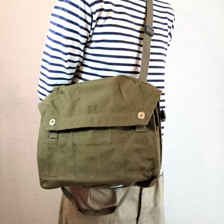 【Finland Army Canvas Shoulder Bag DeadStock】フィンランド軍キャンバスショルダーバッグ DeadStock
