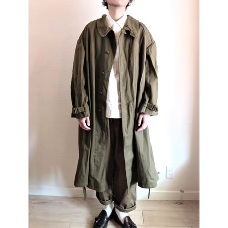 【French Army M-35 MotorCycle Coat  Deadstock】フランス軍  M-35 モーターサイクルコート  DeadStock