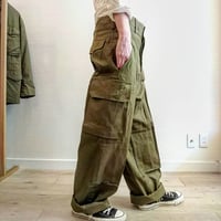 【French Army M-47 Cargo Pants Metal Button DeadStock】フランス軍 M-47 カーゴパンツ 前期メタルボタン DeadStock