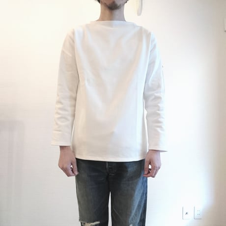 【SAINT JAMES/セントジェームス】OUESSANT SHIRT ウエッソン シャツ　ホワイト