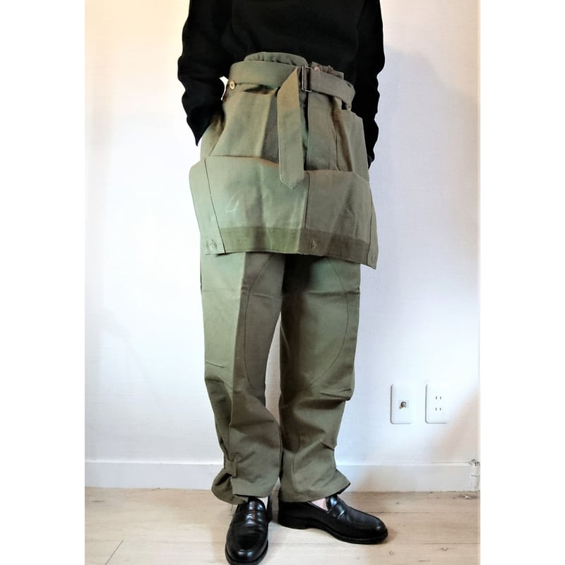 French Army M-38 Motorcycle Pants Wood Button