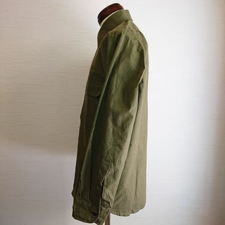 【Greece Army Utility Shirt used】ギリシャ軍 ユーティリティシャツ　used