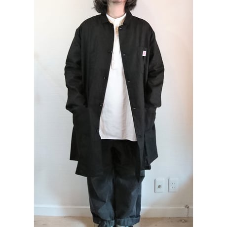 【HOLD FAST/ホールドファスト】Warehouse Linen Coat ウエアハウス リネンコート　ブラック