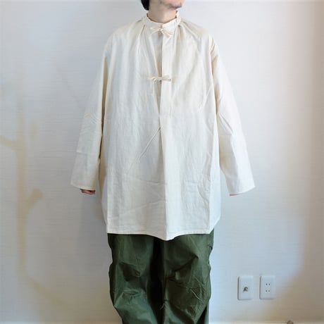 【ARMY TWILL/アーミーツイル】Cotton Slab Smock コットンスラブ スモック　オフホワイト