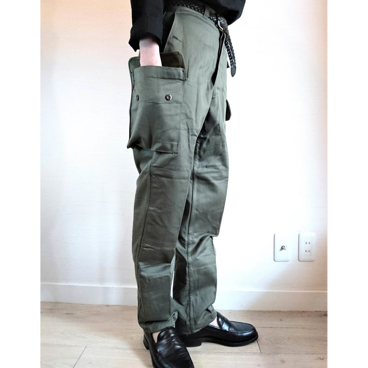 French Army M-64 Cargo Pants DeadStock】フランス軍 M French Army M-64 Cargo Pants DeadStock】フランス軍 M