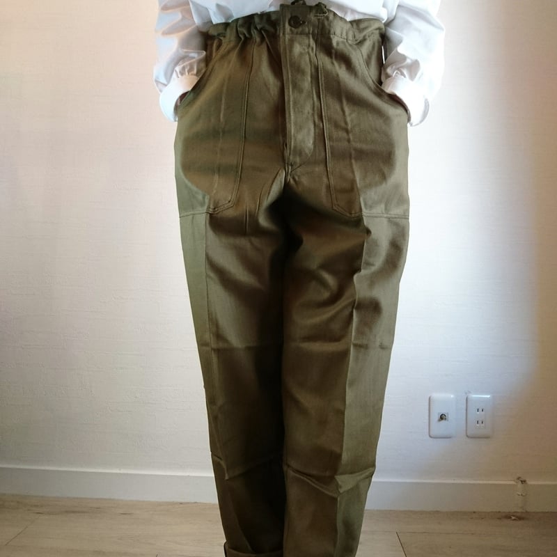 Czech Army 80's Easy Pants DeadStock】チェコ軍 80's