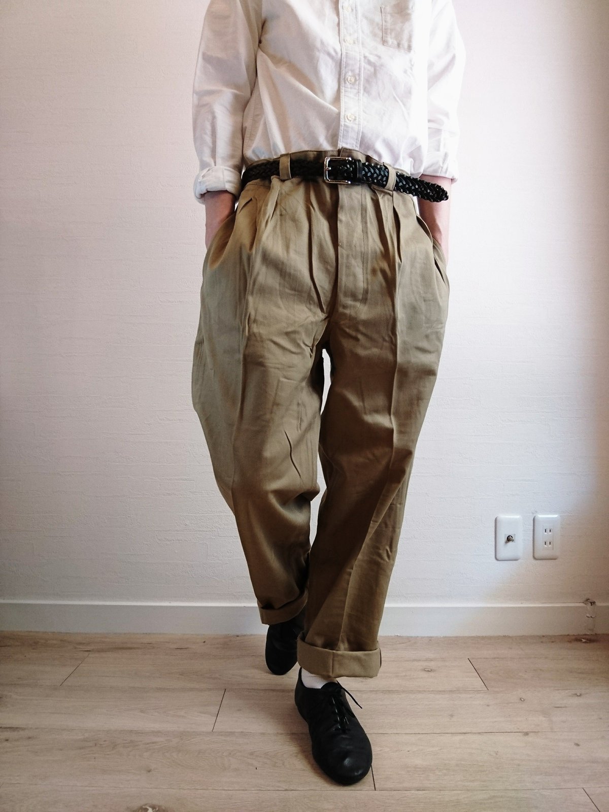 【French Army M-52 Chino Pants Late Model DeadStock】フランス軍 M-52 チノパンツ後期型  DeadStock