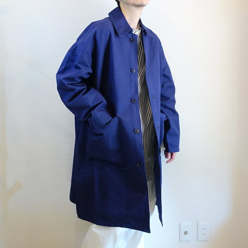 Yarmo/ヤーモ】 DUSTER COAT ダスターコート ネイビー | GROWER