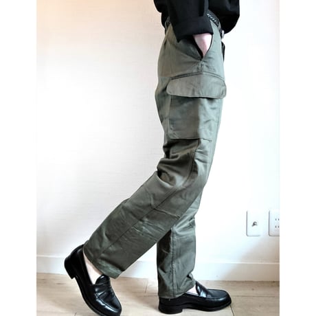 【French Army M-64 Cargo Pants DeadStock】フランス軍 M-64 カーゴパンツ DeadStock