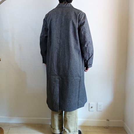 【Le Sans Pareil/ル サン パレイユ】ソルト＆ペッパーワーカーズコート　ブラックシャンブレー