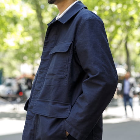 【Le Sans Pareil for JUMPEI SEKI HUNTING JACKET】　ネイビー