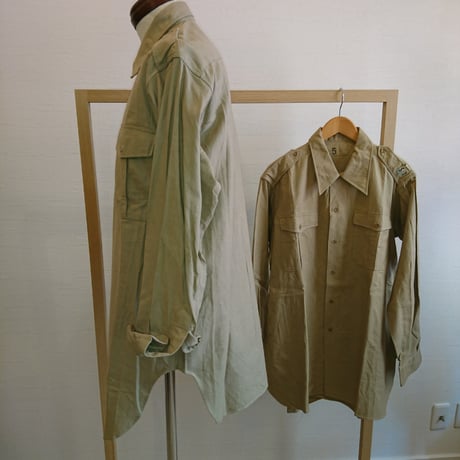 【French Military 50´S～60´S  Work Shirt Dead Stock】フランス軍50´S～60´Sワークシャツ Dead Stock