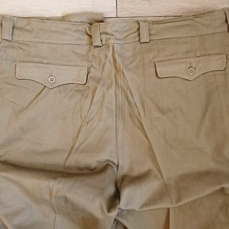 【French Army M-52 Chino Pants Late Model DeadStock】フランス軍 M-52 チノパンツ後期型 DeadStock