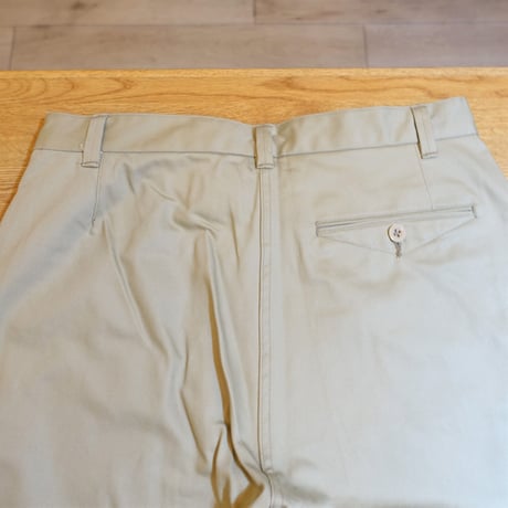 【Le Sans Pareil/ル サン パレイユ】M-52 コットン フレンチドリル ワークトラウザー　ベージュ　アイボリー