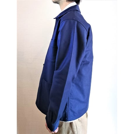 【Le Sans Pareil/ル サン パレイユ】コットンモールスキン トラディショナル カバーオール　ネイビー