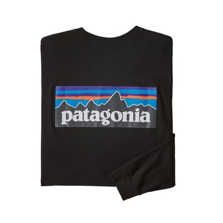 Patagonia(パタゴニア)メンズ・ロングスリーブ・P-6ロゴ・レスポンシビリティー【30/80#38518-BLK】