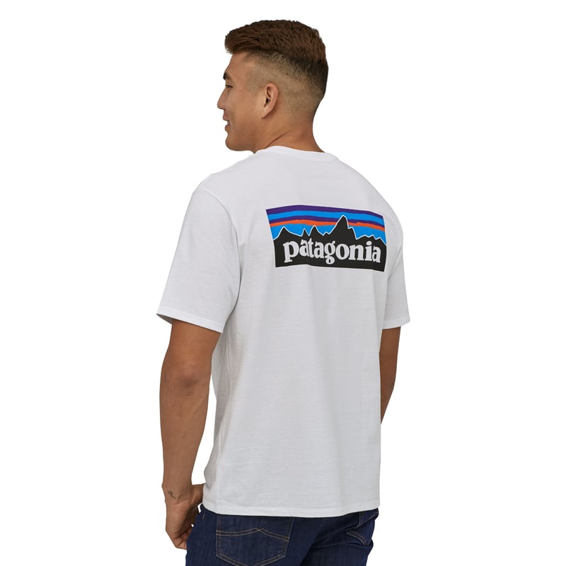 パタゴニア Tシャツ レスポンシビリティー 白  L ホワイト ロゴ