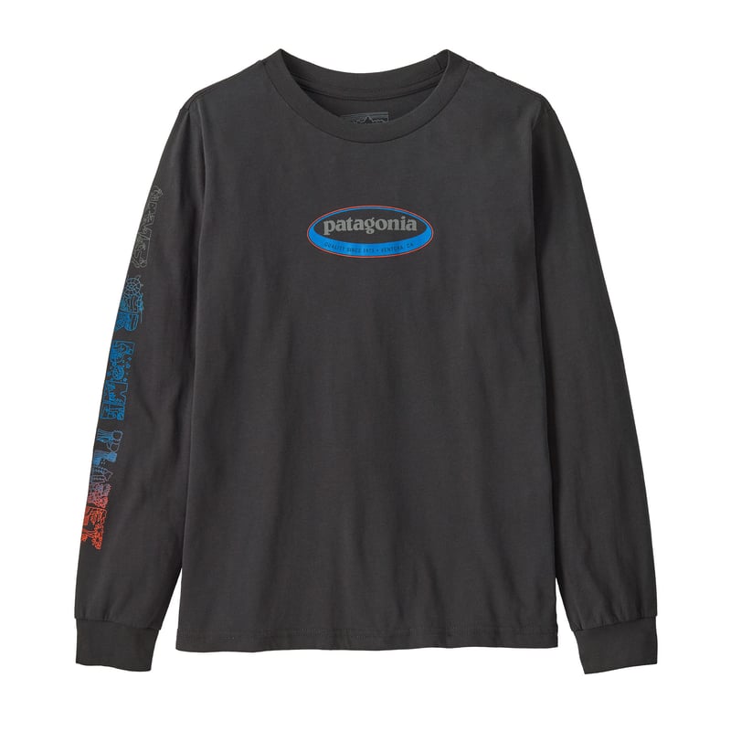 Patagonia (パタゴニア) キッズ・ロングスリーブ・グラフィック・T