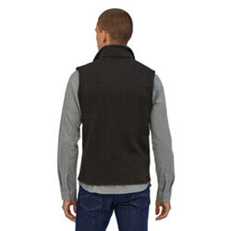 無傷MENs S  パタゴニア ベター セーター ベスト Better Sweater Vest フリース 企業刺繍 ユニフォーム PATAGONIA 25881 BLK Black ブラック系