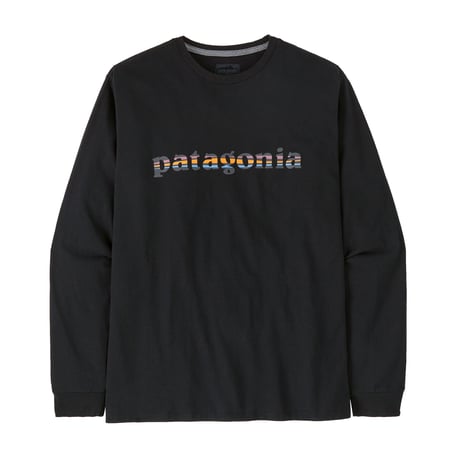 Patagonia（パタゴニア）メンズ・ロングスリーブ・'73 テキスト・ロゴ・レスポンシビリティー【30-#37780 - BLK】