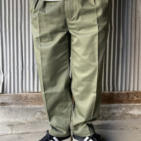 NorthNoName(ノースノーネーム)-TOW TUCK TROUSERS(KHAKI)