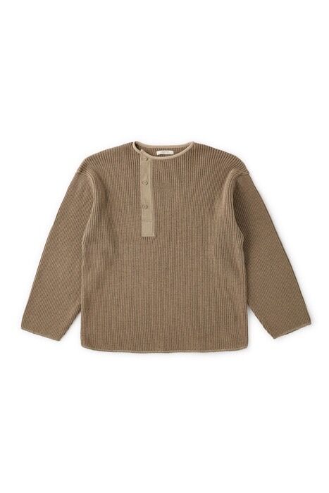 OLD JOE(オールドジョー) -ASYMMETRY FRONT HENLY SWEATER