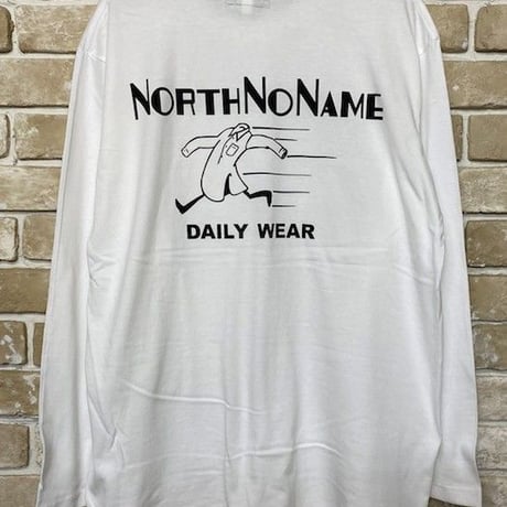 NorthNoName(ノースノーネーム)-ADVERTISING L/S T(WHITE)