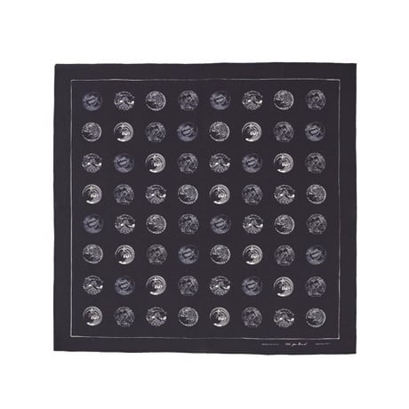 OLD JOE(オールドジョー) - FADED SILK BANDANA(BLACK)