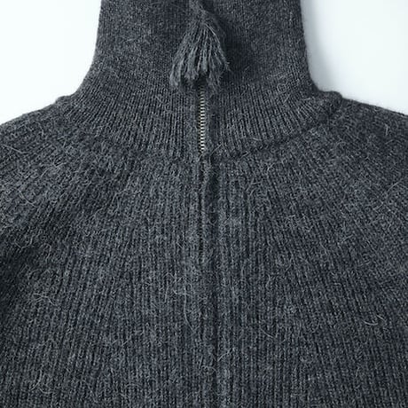 OLD JOE(オールドジョー) -ALPAKA TURTLE-NECK ZIP SWEATER(GRAPHITE)