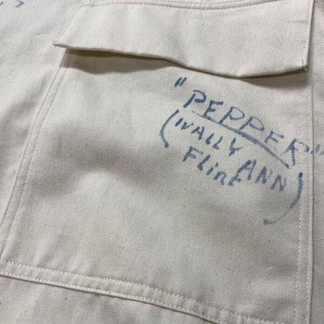NorthNoName(ノースノーネーム)-FIHGTING WHALE SALVAGE PARKA(WHITE)
