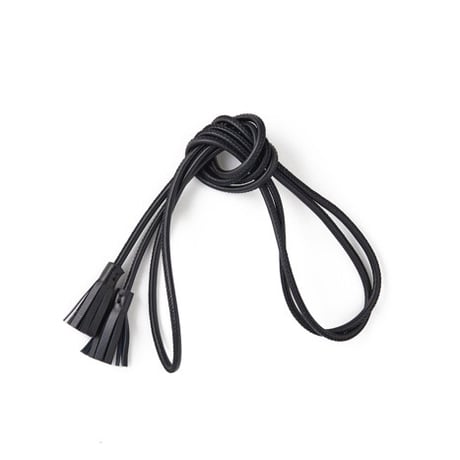 OLD JOE(オールドジョー) -LEATHER STRING BELT(BLACK)