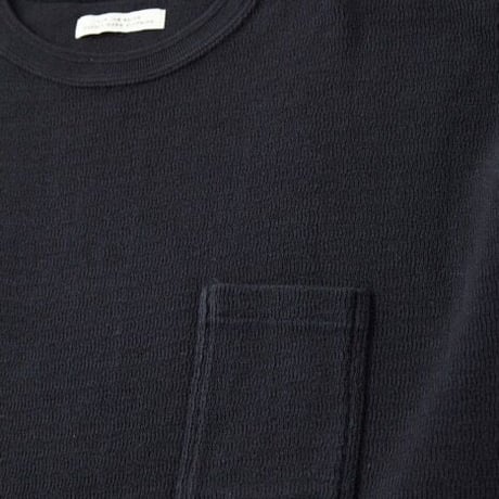 OLD JOE(オールドジョー) -WAVY RIB SPORTS SHIRTS long sleeve(BLACK)