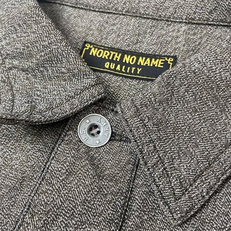 NorthNoName(ノースノーネーム)-MECHANIC PULLOVER SHIRTS(BROWN)