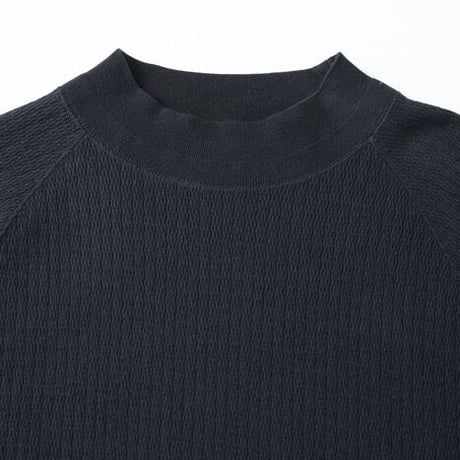 OLD JOE(オールドジョー) -DROP NEEDLE WUFFLE MOCK-NECK(BLACK)