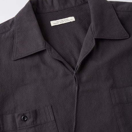 OLD JOE(オールドジョー)ASYMMETRY FRONT TUNIC SHIRTS Short-sleeve(GRAPHITE)