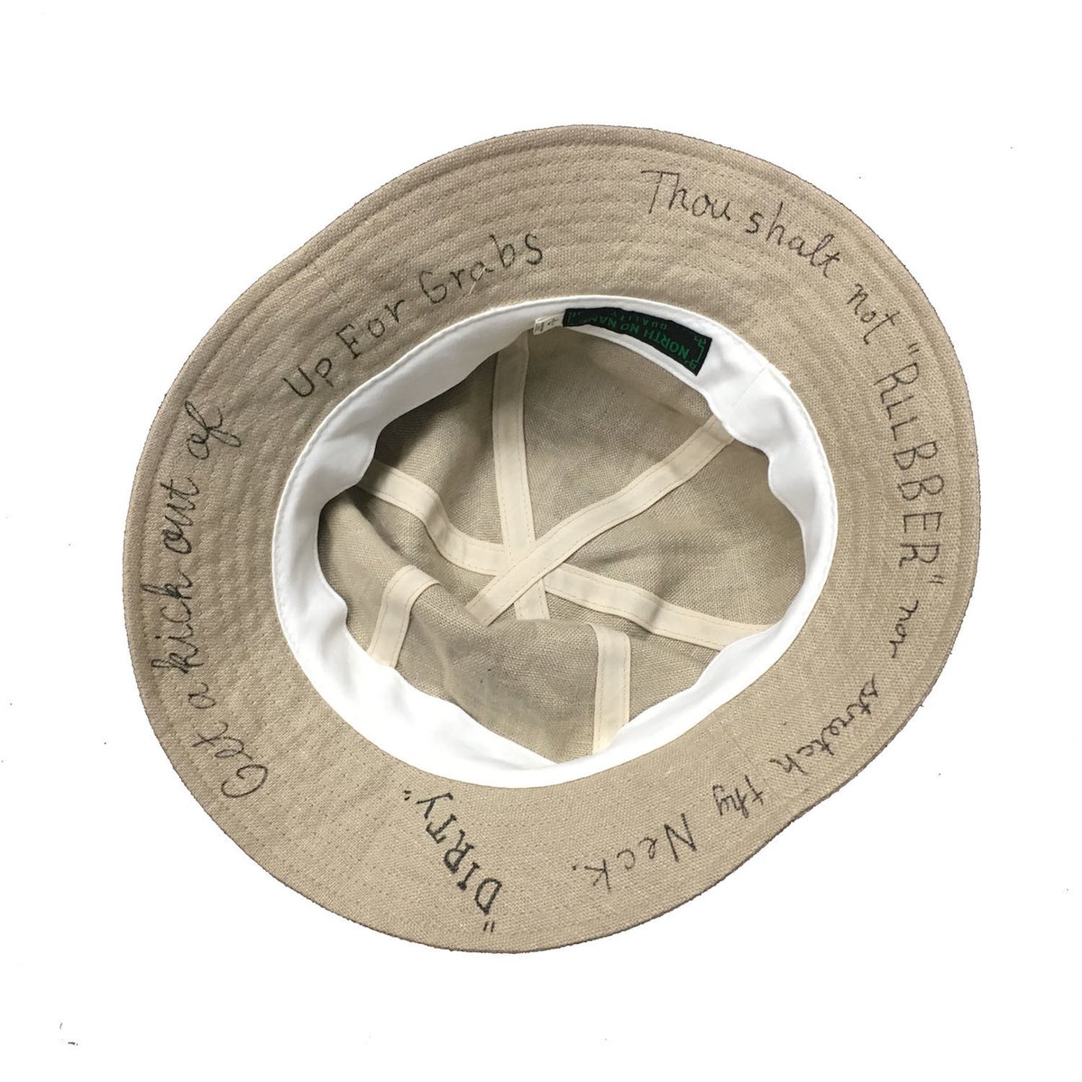 ノースノーネーム 刺繍入りホワイトベスト Mサイズ ノースノーネーム 刺繍入りホワイトベスト Mサイズ NorthNoName