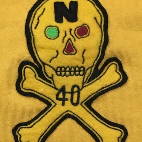 NorthNoName(ノースノーネーム)-TWO-TONE SWEAT CARDIGAN(MUSTARD)