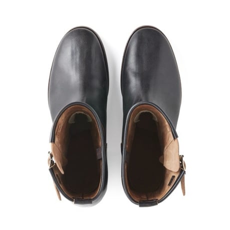OLD JOE(オールドジョー) -“The Engineer” ARTISAN LEATHER ENGINEER BOOTS(BLACK BROWN HORSE BUTT)
